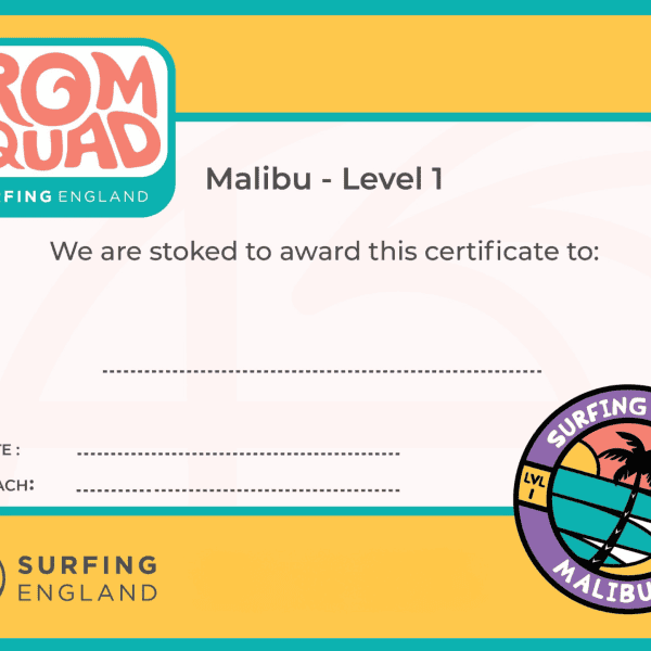 Malibu – Level 1 Certificate