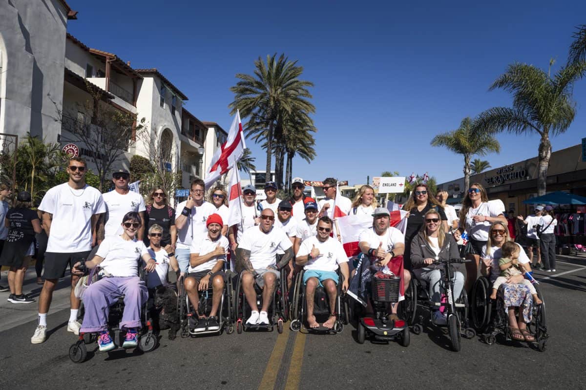 Team England Para team photo from the International Surf Association Para World Championship 2024