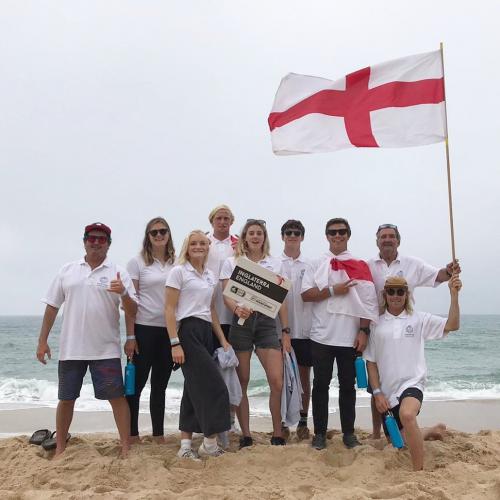 EuroSurf 2019 - Team England on the beach ahead of a week of fierce competition